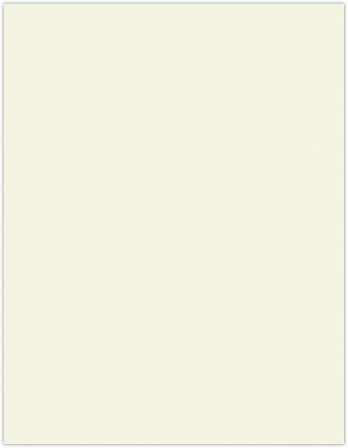 LUXPaper 8.5" x 11" Cardstock | Letter Size | Natural | 80lb. Cover | 50 Qty