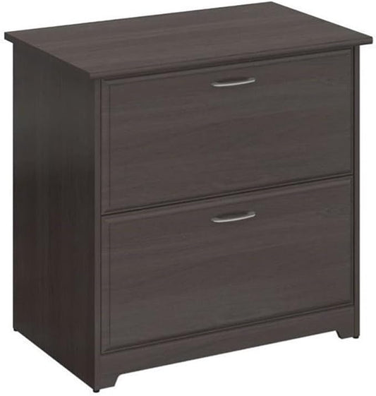 Pemberly Row 2 Drawer File Cabinet in Heather Gray