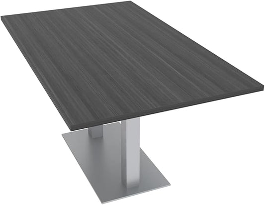 SKUTCHI DESIGNS INC. 6 Person Conference Table with Metal Base | Rectangular Shaped | Harmony Series | 6' | Asian Night