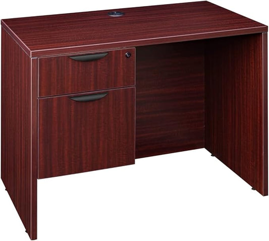 Regency Desk Legacy Single Pedestal 42" x 24" Mahogany