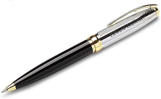 Executive Gift Shoppe | Custom Engraved Black & Gold Ballpoint Pen