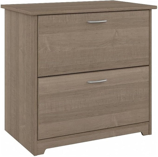 Pemberly Row 2 Drawer Lateral File Cabinet in Ash Gray - Engineered Wood