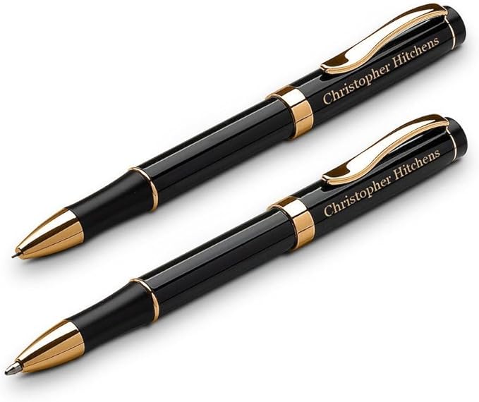 Executive Gift Shoppe | Personalized Ballpoint Pen & Pencil Set in Rosewood Box with Custom Engraving