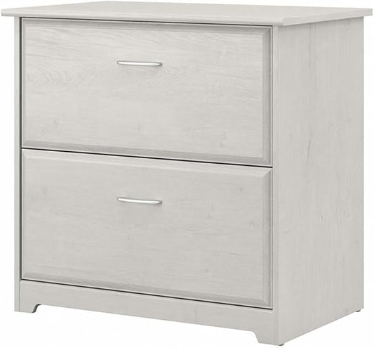 Pemberly Row 2 Drawer Lateral File Cabinet in Linen White Oak - Engineered Wood
