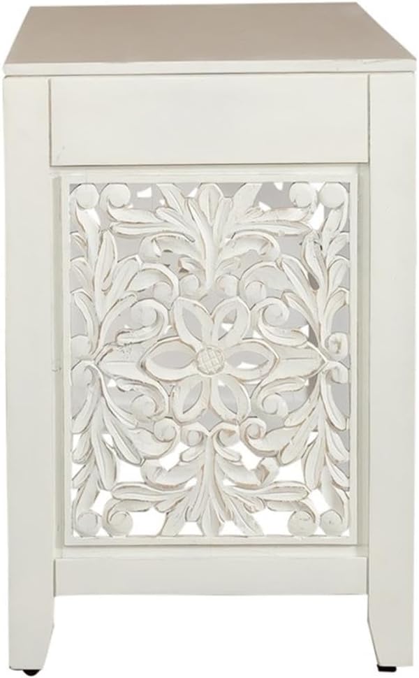 Liberty Furniture Industries Trellis Lane Accent Writing Desk, White