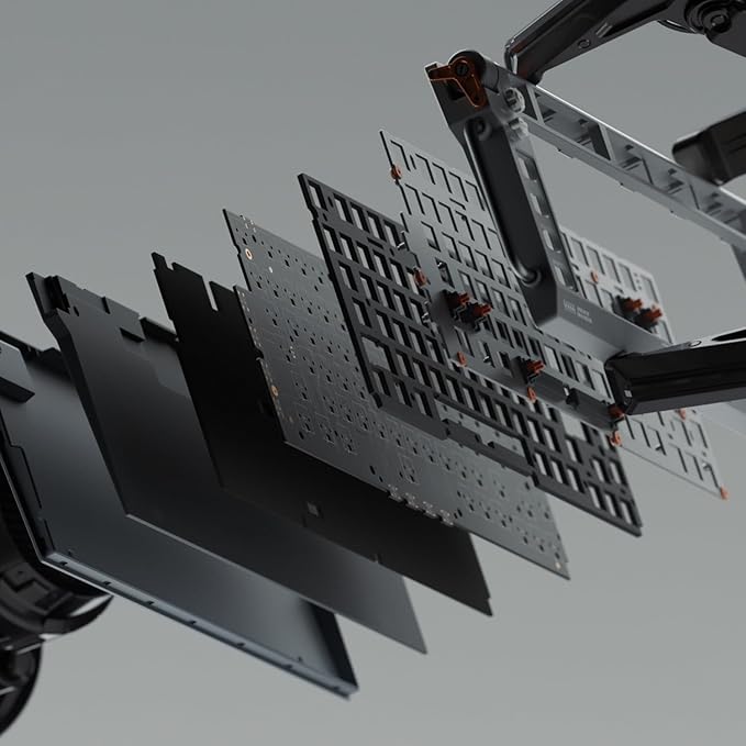 nuphy Field75 HE Rapid Trigger Wired Magnetic Keyboard,83 Keys,PBT Keycaps,Hot-Swap RGB Backlit Gaming Keyboard, 75% Layout Hall Effect Keyboard with Knob,8K Hz Polling Rate-Magnetic White Switch