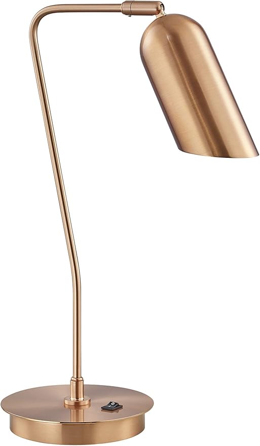 Wilem Desk Lamp – Luxury Copper Finish Table Lamp, Modern Commercial Grade Lighting for Living Room or Bedroom