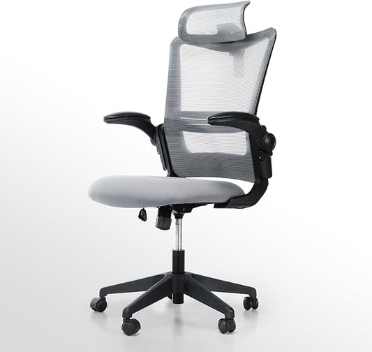 C6 Ergonomic Office Chairs with Adjustable Lumbar,Computer Desk Chair, Home Office Chair with Heardrest, Comfortable Study Chair with Armrest