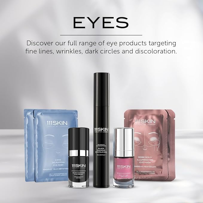 111Skin Eye Lift Edit Giftset | Includes Eye Masks (Rose Gold, Cryo De-Puffing) & Eye Lift Gel NAC Y2 | Anti-Aging Revitalizing (5 Items)