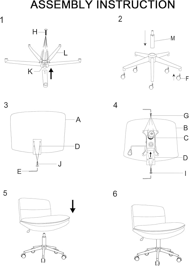 Office Chair, Criss Cross Legged Office Desk Chairs with Wheels, PU Leather Adjustable Wide Swivel Walnut Task Chair with Linen Fabric, Ergonomic Mid Back Computer Chair for Meeting Room, Home