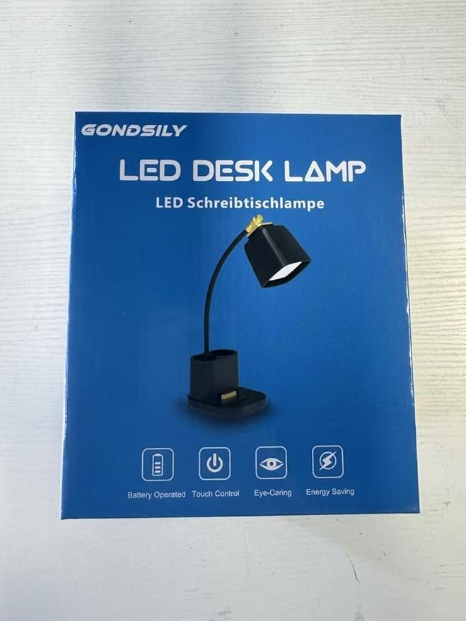 LED Desk Lamp with USB Charging Port Touch Control 3 Color Modes, Stepless Dimming,Eye-Caring LED Table Lamp for Home,Office,Bedroom,Reading,Work,Study,Gooseneck Lamp, 5V, 2.4A
