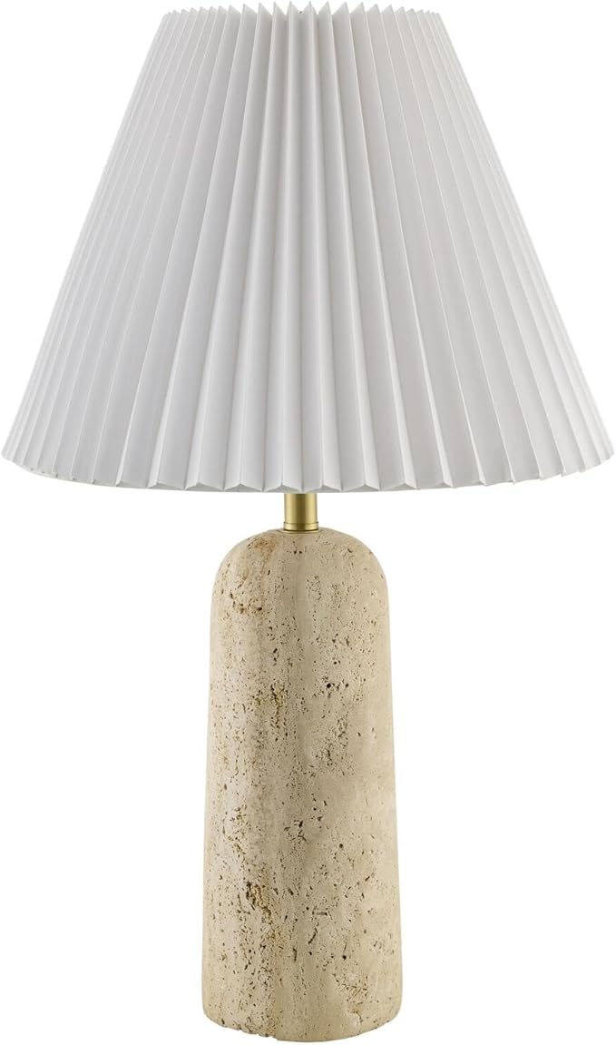 Livabliss x Galey Alix Autumn Laurel Modern Table Lamp, 24" H x 16" W x 16" D, Natural