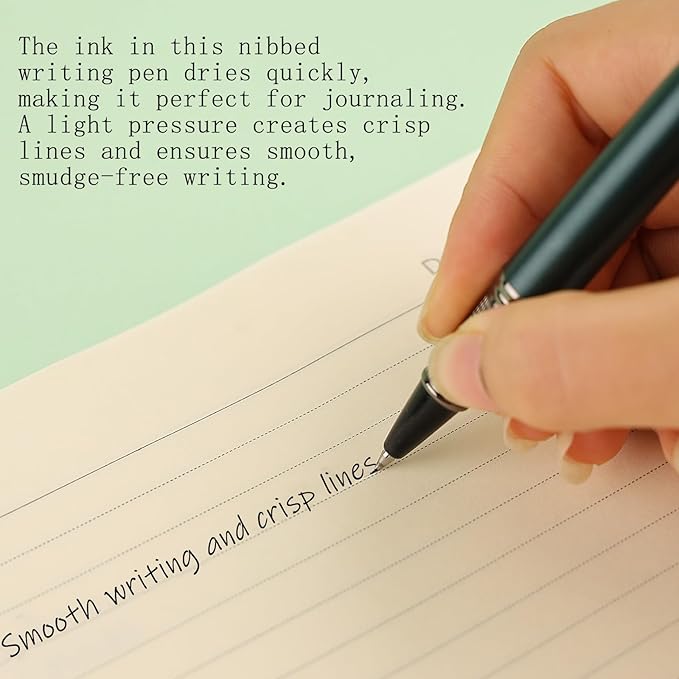 Liquid Ink Rollerball Pen - Luxury Metal Pen with Smooth Writing, Stylish Design, Effortless Writing, Fancy Gift Case for Men & Women, Includes 2 Refills - Pear Red