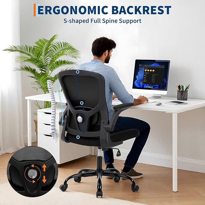 Office Chair – Ergonomic Desk Chair, Mesh Computer Desk Chair, Swivel Rolling Executive Gaming Chair for Home & Office