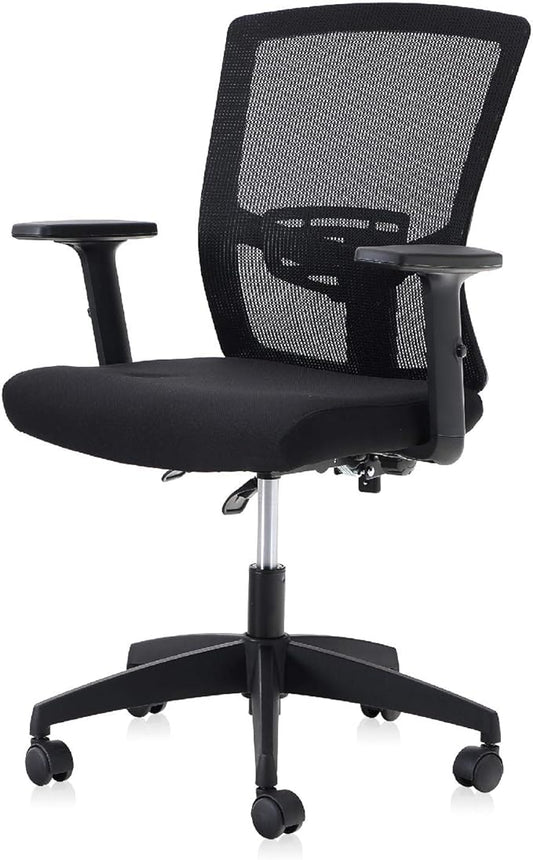 Sophia & William Ergonomic Mesh Office Desk Chair High Back, Modern 360° Swivel Executive Computer Chair with Height Adjustable Armrests, Lumbar Support, Black - 1 Pack, Load Capacity: 300 lbs