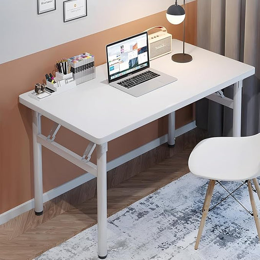 Computer Desk Study Table No Assembly Required,Writing Computer Space Saving Folding Table for Home Office