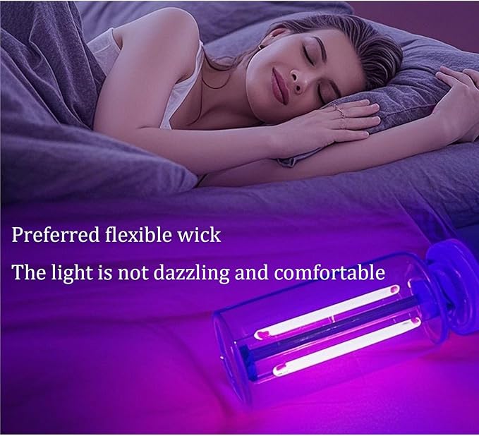 Mini USB Night Light, Indoor environmen tligh Touch Sensitive Light Fashionable Decorative Item (Blue)