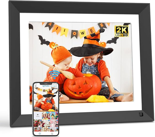 11-inch Dual-WiFi Digital Photo Frame - 32GB FULLJA 2K Smart Digital Picture Frame, Digital Calendar, Motion Sensor, Full Functions, Sharing Photos and Videos via App/Email Instantly
