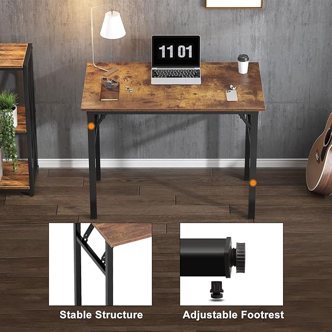 Need Computer Desk, 31.5 inches, Rustic Brown