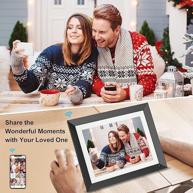 11-inch Dual-WiFi Digital Photo Frame - 32GB FULLJA 2K Smart Digital Picture Frame, Digital Calendar, Motion Sensor, Full Functions, Sharing Photos and Videos via App/Email Instantly