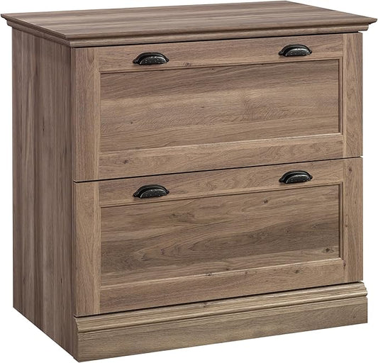 Sauder Barrister Lane 2-Drawer Lateral File Cabinet, Salt Oak Finish