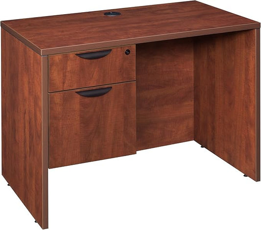 Regency Desk Legacy Single Pedestal, 42" x 24", Cherry