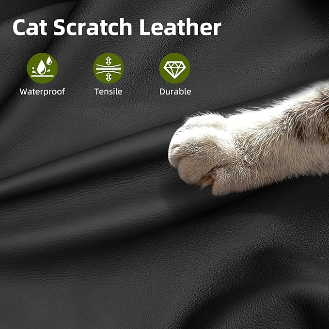 Office Chair, Criss Cross Legged Office Desk Chairs with Wheels, PU Leather Adjustable Swivel Walnut Task Chair with Wide Seat, Ergonomic Mid Back Computer Chair for Meeting Room, Home