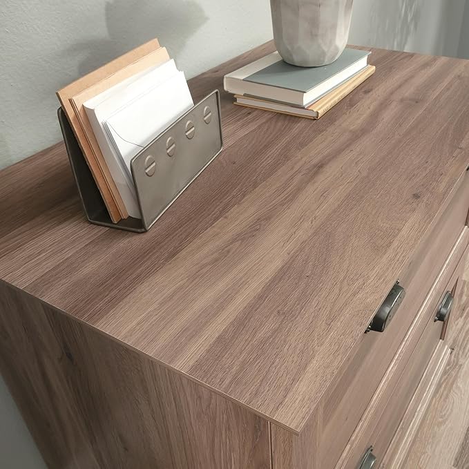 Sauder Barrister Lane 2-Drawer Lateral File Cabinet, Salt Oak Finish