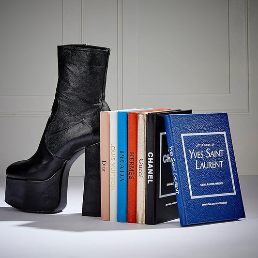 Graphic Image Little Book of Yves Saint Laurent in Luxe Leather (tm) -